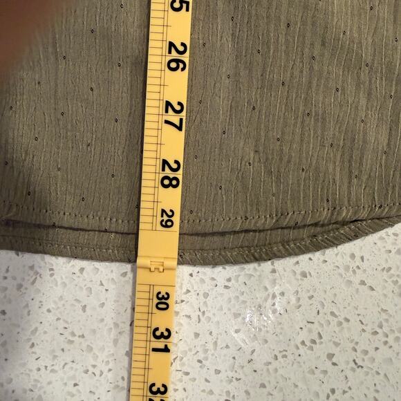 Elliott Olive Green Textured Long Sleeve Button Down Shirt Men XL Fall Casual - Picture 5 of 6